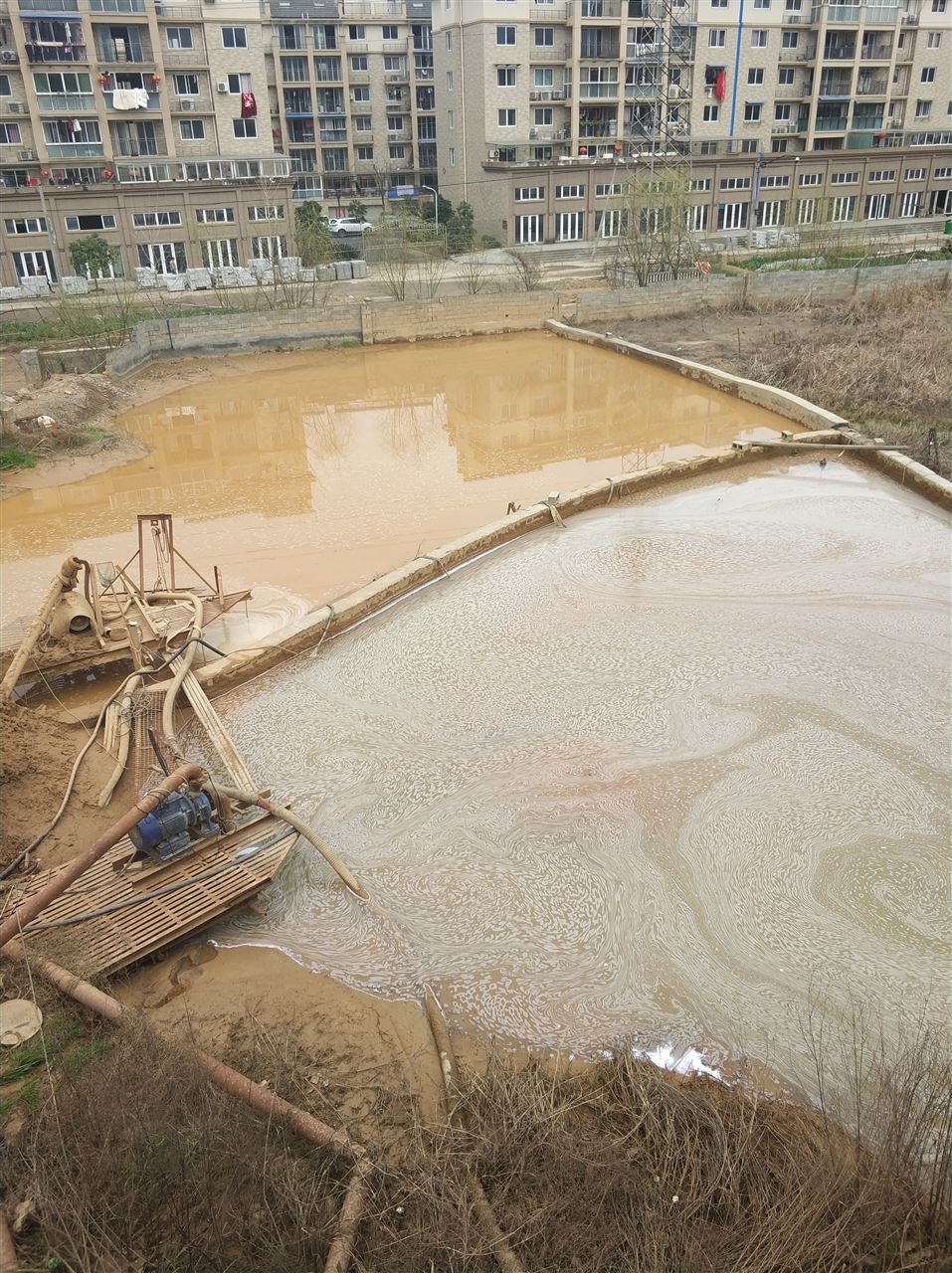义乌沉淀池淤泥清理-厂区废水池淤泥清淤