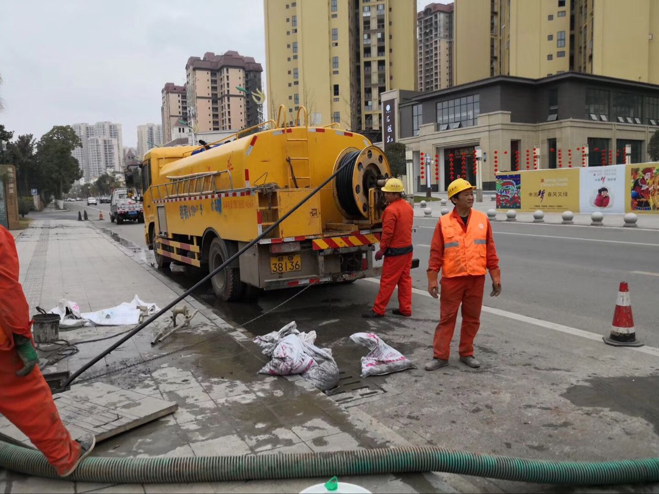 义乌排污管道清淤-管道清洗